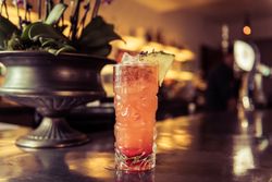 Pineapple wedge cocktail